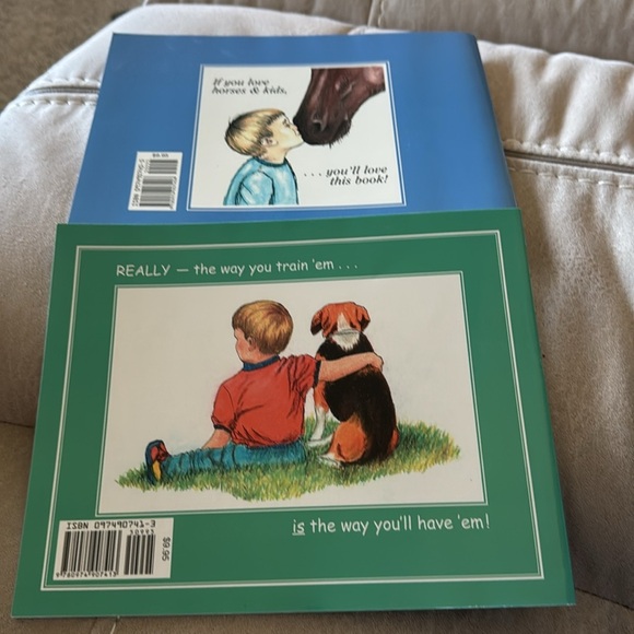 Lot of Two Books - Four Legs or Two - Signed by Dr. J. Clyde Johnson EUC Horses - Picture 6 of 6